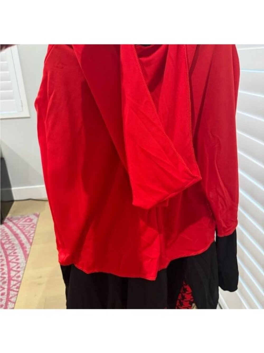Amscan Red & Black Riding Hood Rebel Costume | Girl's Large (12-14) | NWT - Picture 8 of 10